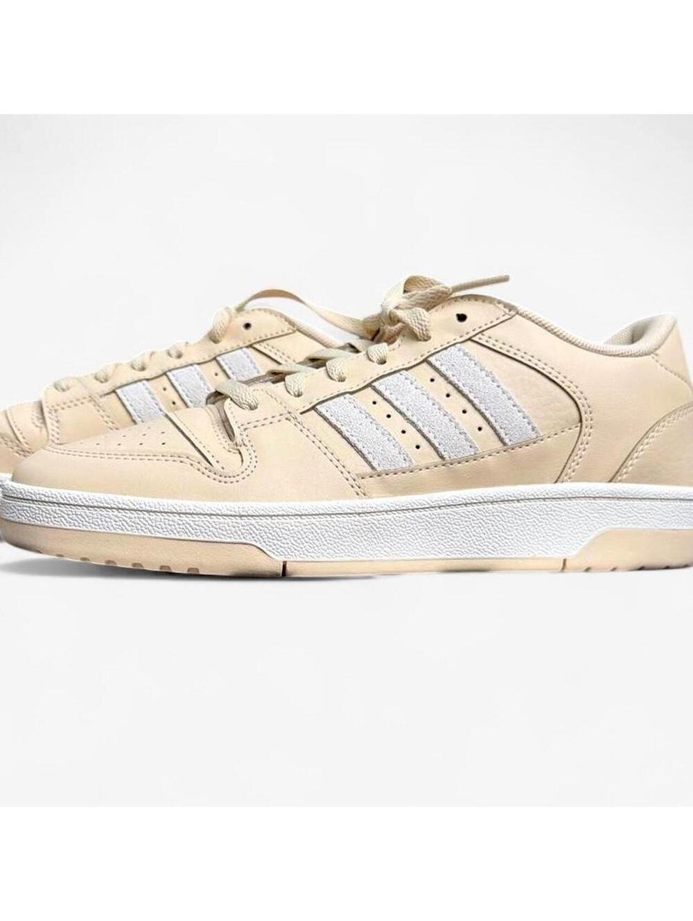 Adidas Break Start Low Women's Sneakers Cream Tan Size 8.5 New